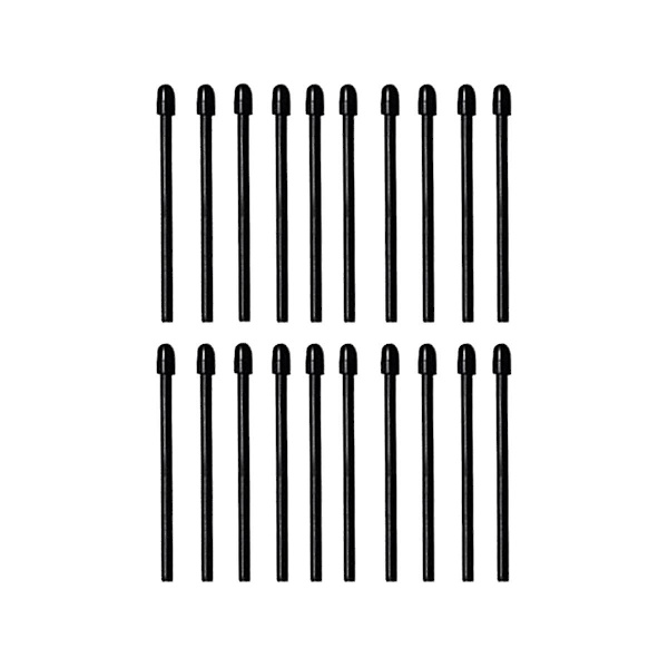 (20-pak) Markørpennespidser/stifter til Remarkable 2 Stylus Pen Udskiftning Bløde stifter/spidser Sort