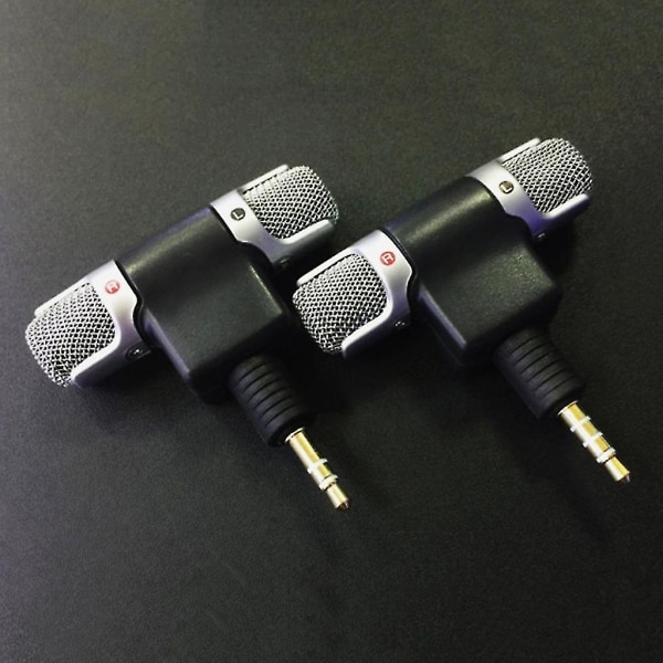 3,5 mm mikrofon miniljud stereo för talföreläsning telefon bärbar mikrofon