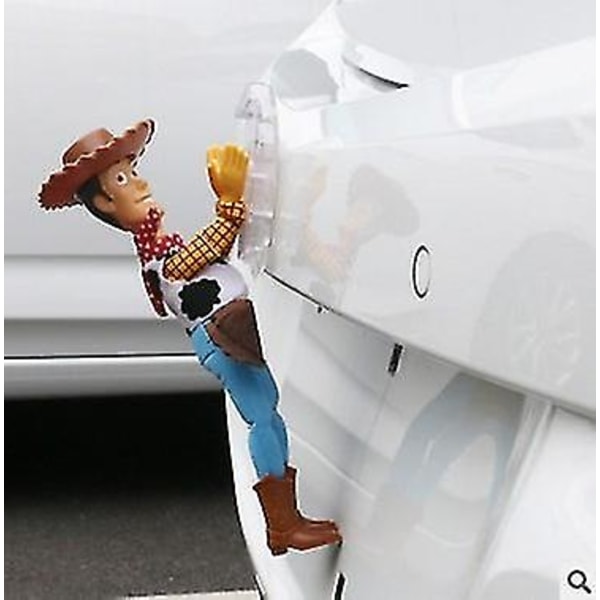 Bildekorasjon dukke bilhale morsom dukke bilutvendig dekorasjon gave til far (buzz Rescue Woody (ingen hette))