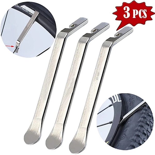 3 Pcs Bicycle Tire Iron Spoons Changing Tire Bike Levers Tire Repair Tool Kit - Bike Tire Changer Remove Tyre Heavy Duty