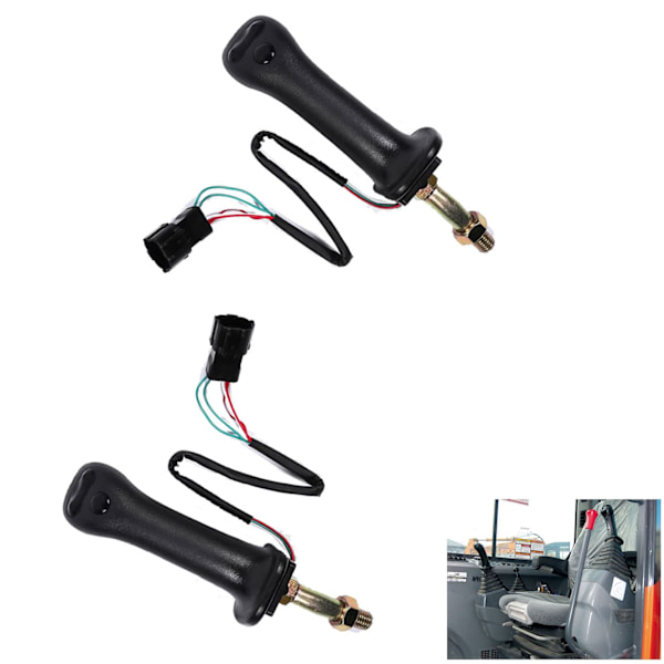 3 Buttons Excavator Joystick Assy Handle Gears for DX150 215 225 300 370-9C Left Handle glue control lever