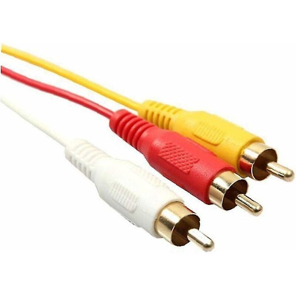HDMI RCA 3-kabel HDMI till RCA-omvandlare adapterkabel HDMI envägsöverföringssändarkabel 1,5 m RCA