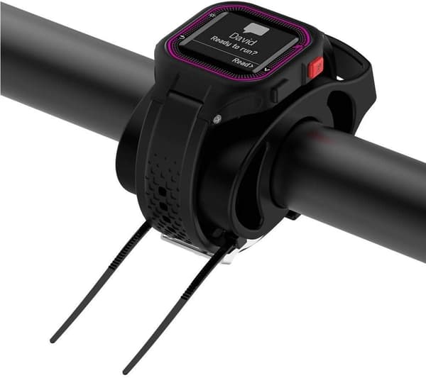 Cykelklockfäste, cykelstyrefäste kit klockhållare för Garmin Approach Forerunner fenix Foretrex Smartwatch
