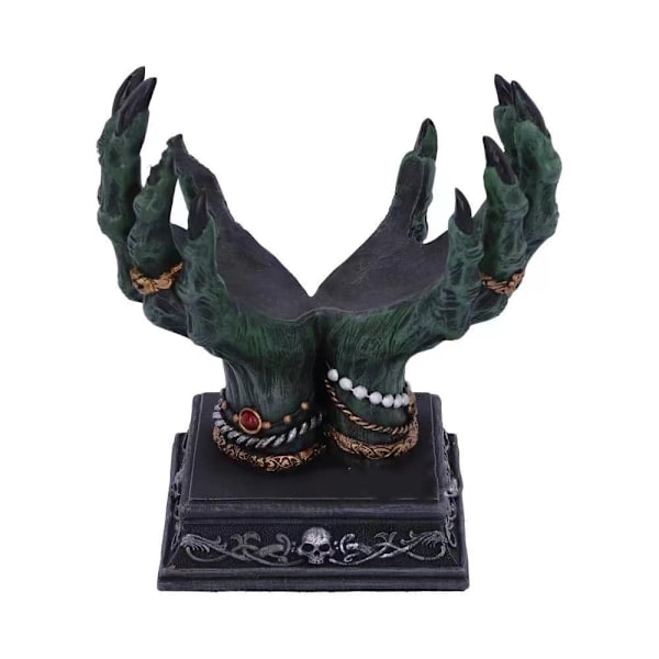 Krystallkule håndornament Krystallkuleholder 10cm, Resin, Nemesis -Now Beyond The Grave Black 1stk