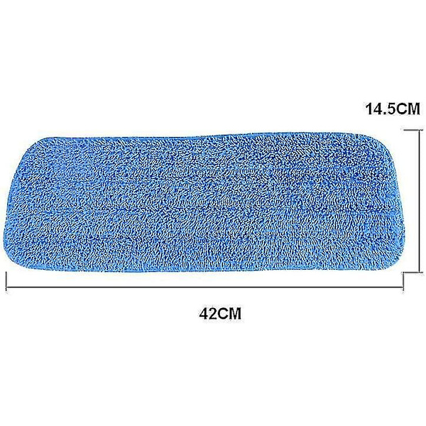 5 kpl mikrokuitumoppeja, vesisuihkumoppeja, kuituväännetty kangasmateriaali, sopii kaikkiin pestäviin suihkumoppeihin ja Reveal-moppeihin 42 * 14 cm