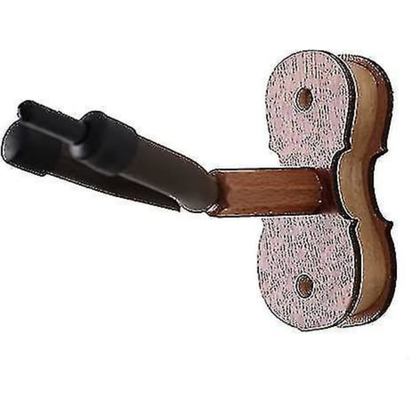 Fiolin Veggfeste Med Buekrok - Hardtre - For Hjem & Studio