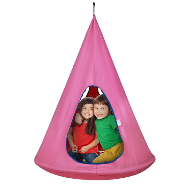 Barns Nest Gungstol, Hängande Hängmatta med Justerbart Rep, Hängmatta Gungstol för Barn Inomhus och Utomhus (39\" D x 52\" H)