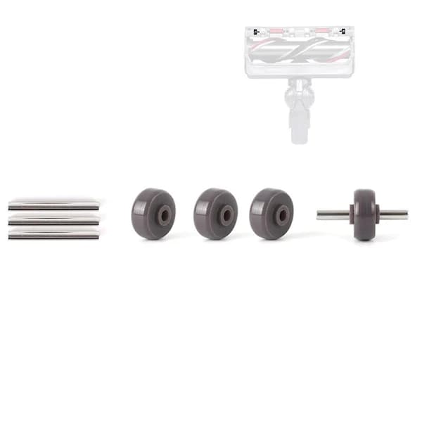 Dyson Støvsuger Bunddæksel Udskiftningshjul Sæt Jævn Rulning Nem Installation til V6 V7 V8 V10 V11 V15 Mørkegrå