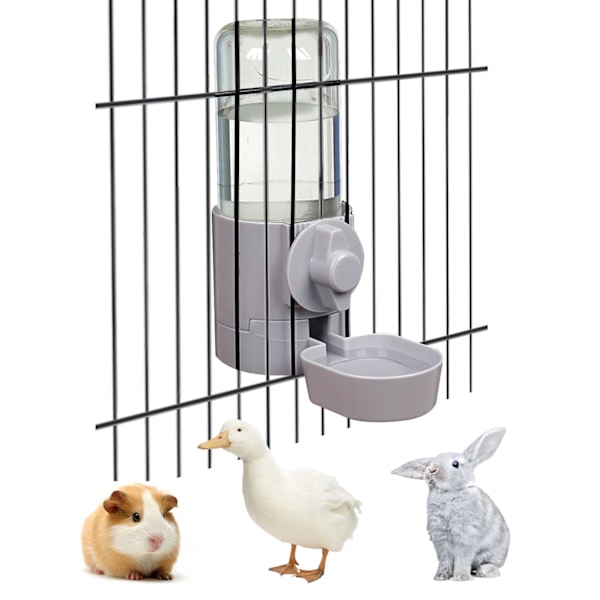 Kanin Vattenflaska 17 OZ Bunny Hängande Vattenfontän Automatisk Marsvin Vatten Dispenser Ingen Läckage Drickande Matare