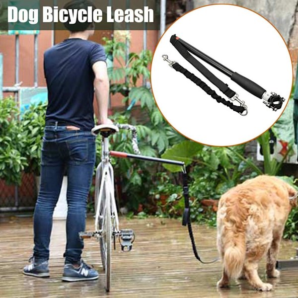 Hundecykelsnor Cykelholder afstand Elastisk hundesnor