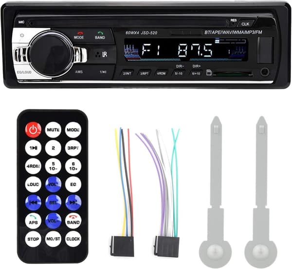 Bilradio Stereo - Bilstereo - med Fjärrkontroll