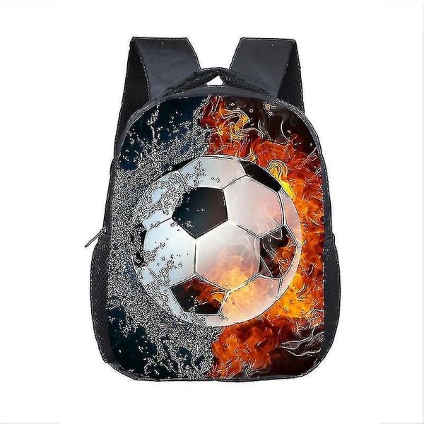 12 tum Cool Soccerly / Footbally Print Ryggsäck för 2-4 år gamla barn Barn Skolväska Liten Småbarnsväska Dagisväskor_b_y