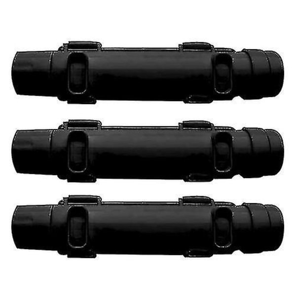 3 Pieces Homemade Cylindrical Barrel Sushi Model Diy Sushi Tools (black)