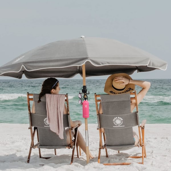 Strandparaply Hængekrog, Anti Slip Baghave Paraply Hængekrog med 4 Kroge til Håndklæder, Kamera, Solbriller, Hatte