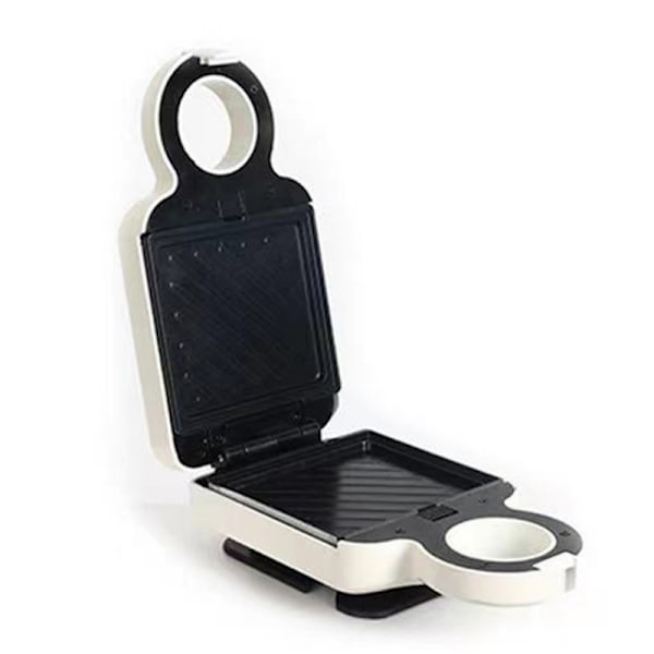 3 i 1 Morgenmadssandwich Maker Vaffeljern Boblevaffel Æggepuffer Elektrisk Grill med Non-stick Belægning & Aftagelige Plader
