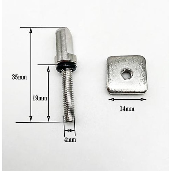 3 Surfboard Longboard Sliding Fin Screw Fin Plate Udskiftningssæt Til Stand Up Paddle Body Board