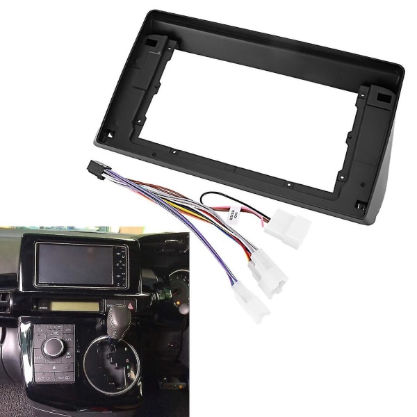 10 tommer 2din bil fascia til Wish 2009-2012 Stereo Fascias Panel Dash Mount Installation Bil Dvd Fra