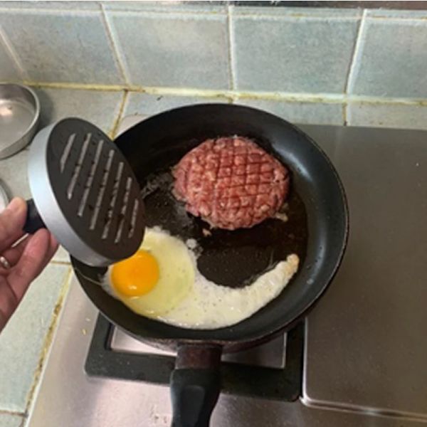 Burgerpress Patty Maker Aluminium Non-Stick Hamburgerpress Kit Burger Maker Köttfärs Veggie Hamburgerform för Kök BBQ Grill