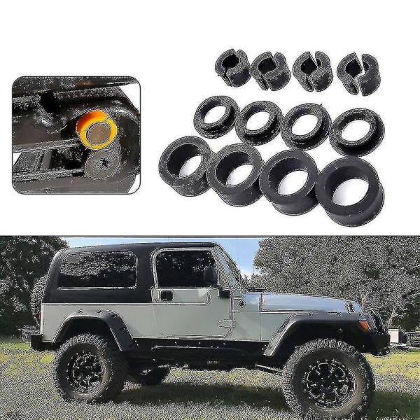 Støttehylser Hylsene For Wrangler Tj Lj 1998-2006 Svart Direkte Erstatning Hylse