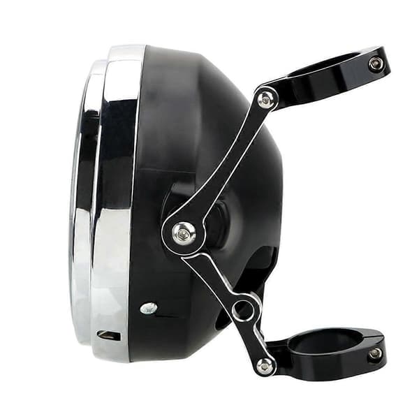 [RM]Motorcycle Universal Headlight Bracket Mounting Clamp Silver