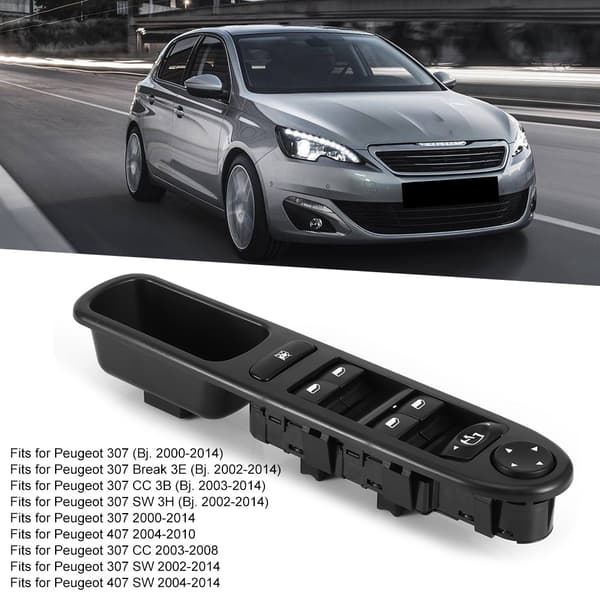 [RM]Switch console front left 6554KT Fits Peugeot 307/407