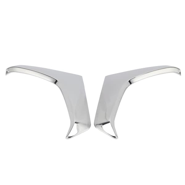 [RM]2 PCS Rear Window Side Spoiler ABS Chrome Beveled Cover Replacement for Subaru Forester SK 2018-2020
