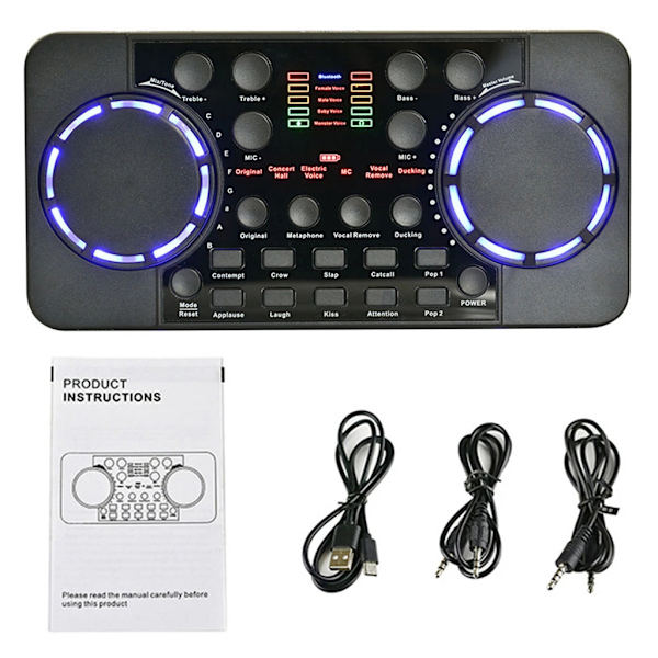 [RM]Lydkort Lydmixer Lydinterface til Livestreaming Lydudsendelse