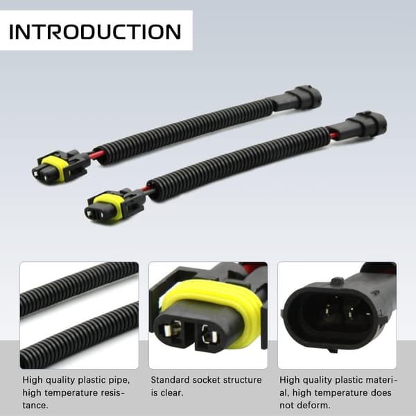 [RM]Headlight and Fog Light Wiring Connectors - 2-Pack