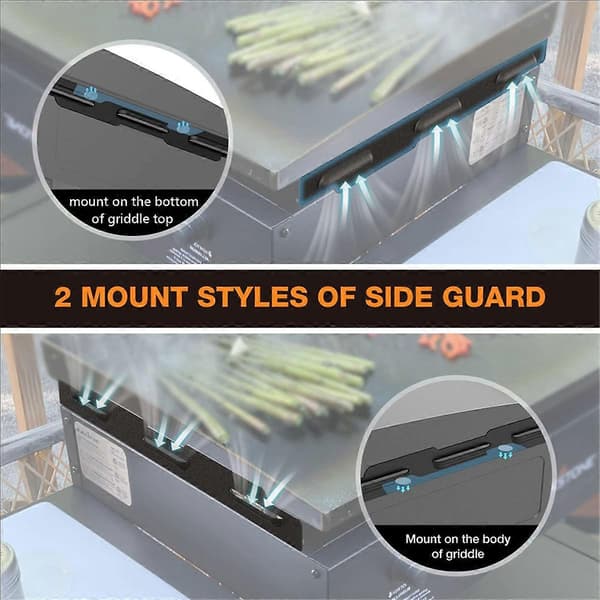 [RM]Magnetic Wind Guards for 28-inch Blackstone Griddle
