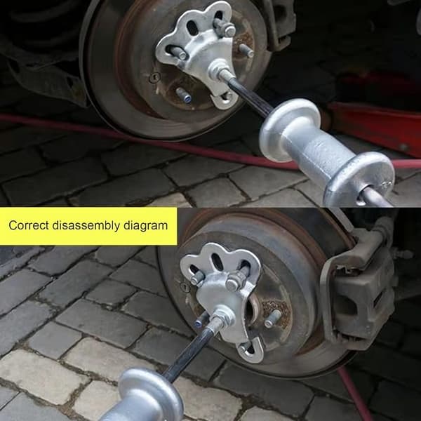 [RM] Wheel Puller, Wheel Mounting Tool Brake Drum Removal Motorcycle Repair