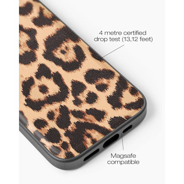 [RM]Vegan Leather Case MagSafe iPhone 15 Pro Max Timeless Leo multifärg Multifärg multicolor