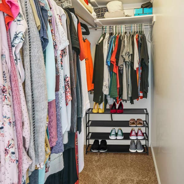 [RM]Shoe rack with fabric levels 2500