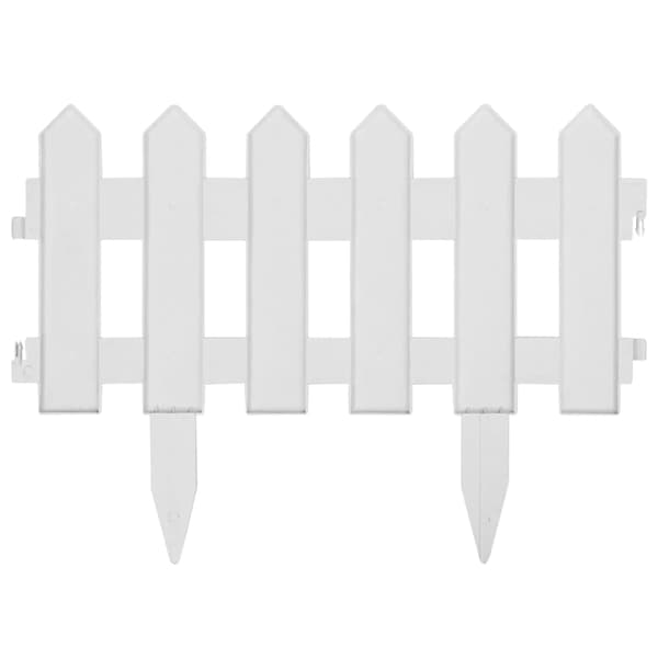 [RM]vidaXL Plenkant 25 stk Hvit 10 m PP Hvit Vit white