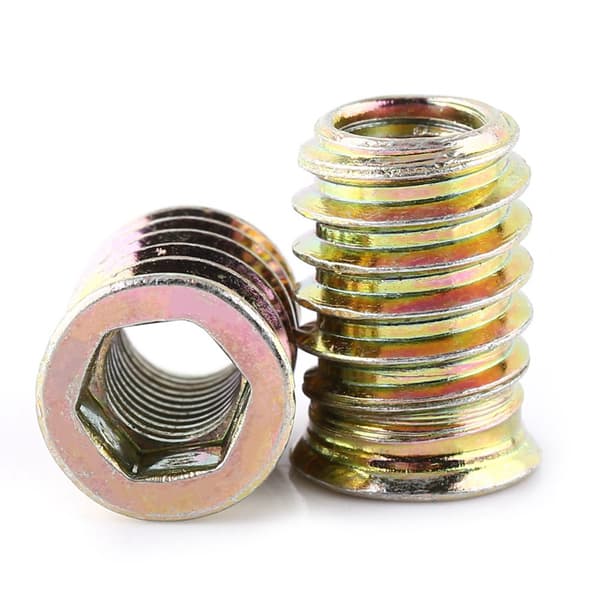[RM]M8x20mm Hex Drive Insert Nut Furniture Fitting