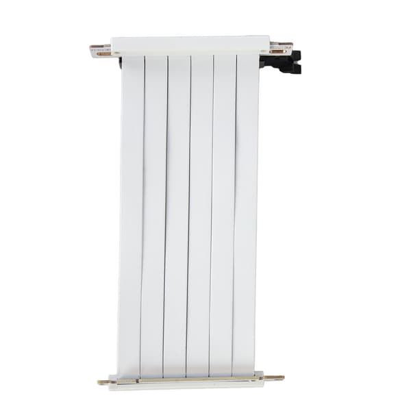 [RM]PCIe 3.0 X16 Riser Cable 180 Degree Flexible GPU Extension Cable High Speed Dual Reverse Connector 40cm White