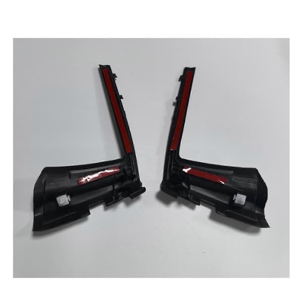 2 st främre vindrutans vattenuppsamlingsskydd för Yaris Vitz NSP130 2015-2017 Black