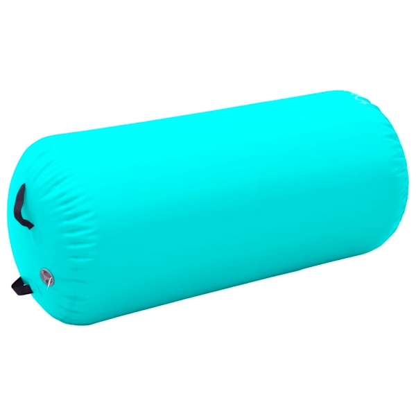 vidaXL Puhallettava voimistelurulla pumpulla 120x75 cm PVC vihreä Grön 5500