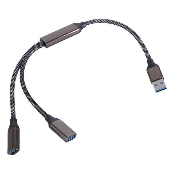 [RM]Fast USB3.0 Y Splitter Hub Cable for Efficient Device Charging and Data Sync on Computers and Game Consoles