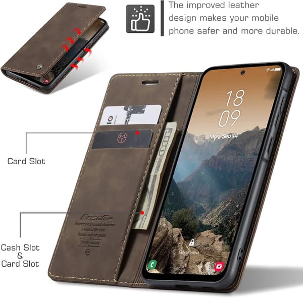[RM]2025 Latest Model Mobile Phone Case for Samsung Galaxy A56 5G Case Galaxy A56 Flip Case Premium PU Leather Case Foldable Mobile Phone Case