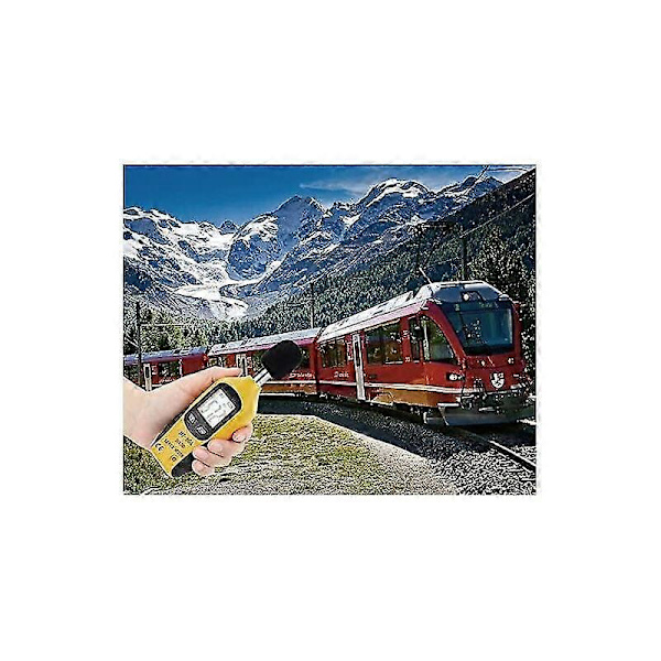 [RM]30-130dba Sound Level Meter, Professional Decibel Meter with Backlit Display (9v Battery Included) Cisea