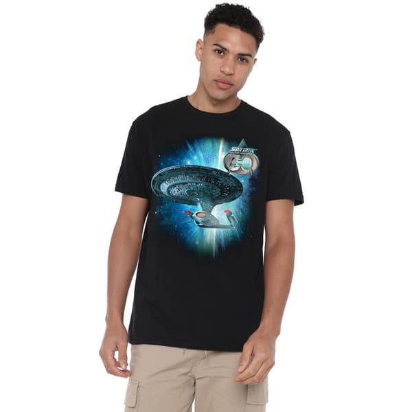 [RM]Star Trek Herr Ship 30 T-paita S Musta Black S