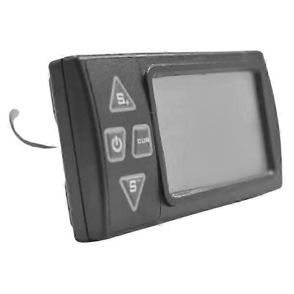[RM]24V 36V 48V 60V S861 LCD Ebike Display Instrumentpanelmåler til Elcykel BLDC Controller Kontrolpanel (SM-stik) Sort Black