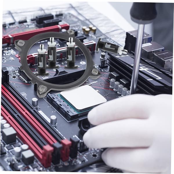 [RM]Computertilbehør 40 stk. Køleplade CPU Pin Monteringsclips til 775 Interface Nem Installation
