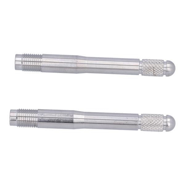 [RM] 2 Pcs Wheel Bolt Alignment Pin M14 X 1.5 Thread Stainless Steel Mounting Guide Tool