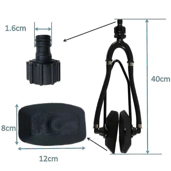 [RM]Outboard Motor Flusher Engine Cleaning Boat Engine Tool Water Kit Ear Flow Boots Motor Double Oh
