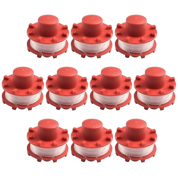 [RM]10 stk 3405096 Spole for Einhell Gressklipper Erstatningsgressklipper Trådrull Flerfarget Multicolor 10pcs