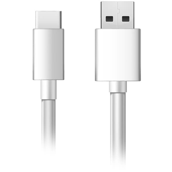 [RM]Klokkeradio Temp/Luftfuktighet USB-C/Batteridrift Hvit 190