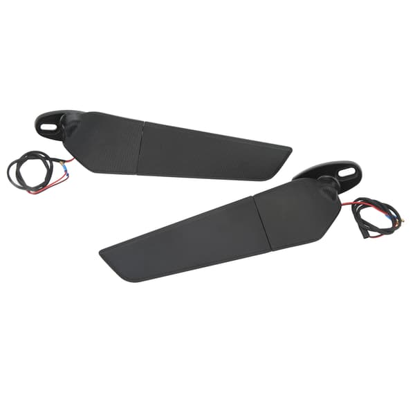 [RM]Motorcycle Side Mirror LED Turn Signal Light 360 Degree Rotatable Adjustable