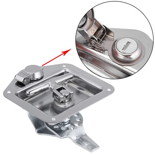 [RM]Stainless Steel T Handle Lock Toolbox Key Set for Truck Trailer