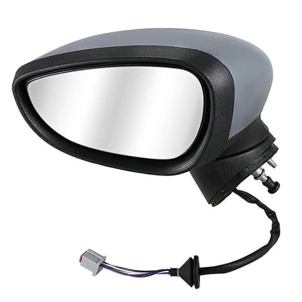 För Fiesta Mk7 2008 - 2012 Elektrisk sidospegel grundmålad vänster passagerarsida black  gray